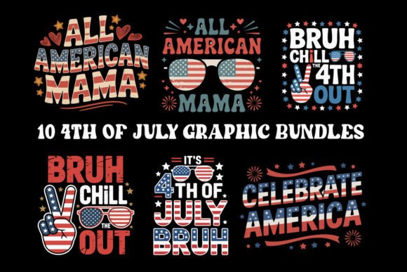 10 4th of July Graphic Bundles: Festive Design Assets for Independence Day