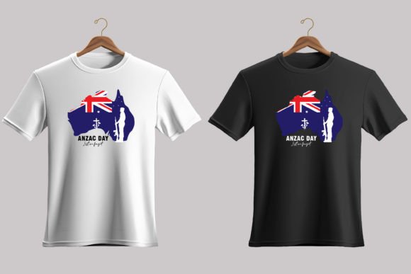 Anzac Day T-Shirt Graphic for Powerful Mockups