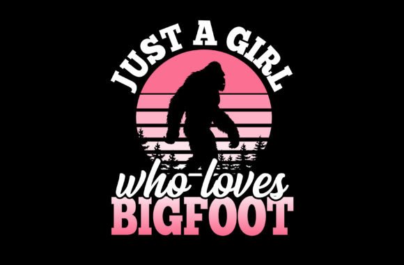 Bigfoot Graphic T-Shirt PNG & EPS: Your Go-To for Bold Designs