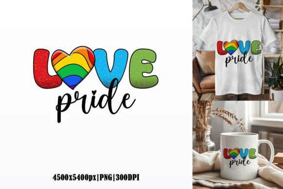 Celebrate Identity with Love Pride, LGBT Sublimation Graphics