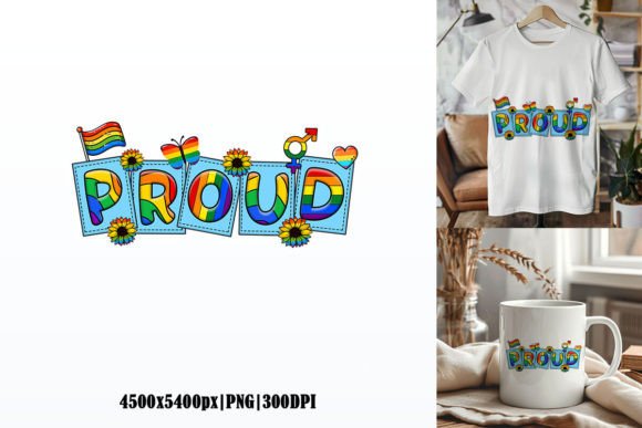 Celebrate Identity with the Proud LGBT Sublimation Graphic