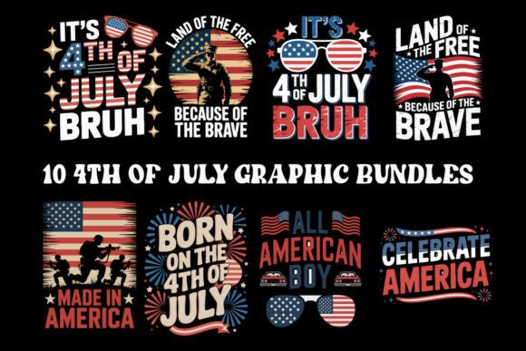 Celebrate with a Laugh: 4th July Graphic Bundles for Creators