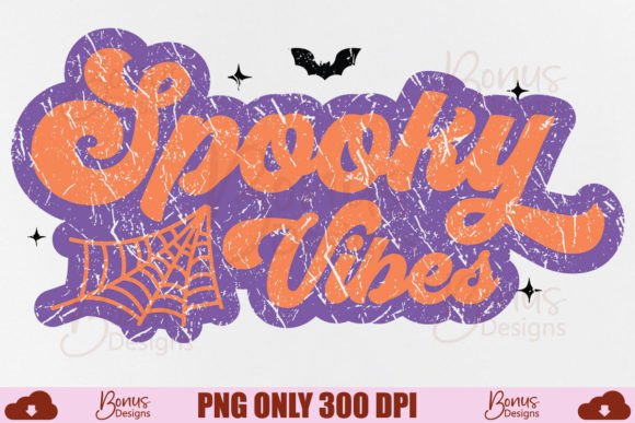 Embrace the Season with Spooky Vibes Png Graphic
