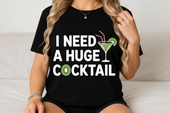 I Need a Huge Cocktail Graphic: A Playful Asset for Bold Designs