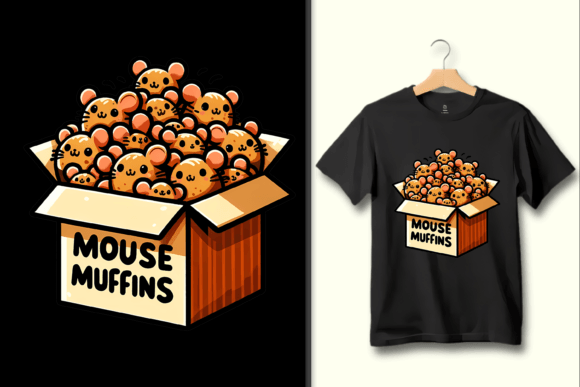 Mouse Muffins PNG: A Whimsical Design Asset for Creative Projects